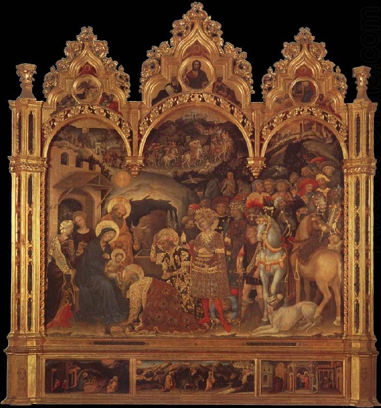 Gentile da Fabriano The adoration of the Ways china oil painting image